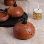 ست سرویس بهداشتی 6 پارچه سنگ طبیعی کمل رنگ قهوه ای - Image 2