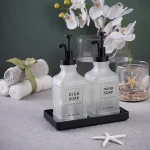 نیم ست جا مایع شیشه ای پینترستی