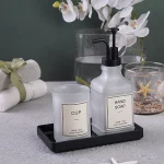 نیم ست جا مایع شیشه ای پینترستی