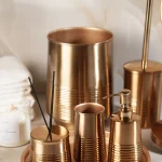 ست سرویس بهداشتی هندی برنج7پارچه طلایی