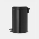 سطل زباله 20 لیتر برابانتیا هلند مشکی مدل BRABANTIA NEWICON PEDAL BIN