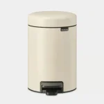 سطل زباله 3 لیتر برابانتیا هلند بژ مدل BRABANTIA NewIcon Pedal Bin