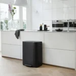سطل زباله 60 لیتر برابانتیا هلند مشکی مدل BRABANTIA BO TOUCH BIN